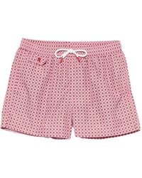 Kiton - Geometric Print Swimsuit - Lyst