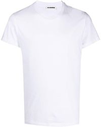 Jil Sander - T-Shirt mit Rundhalsausschnitt - Lyst