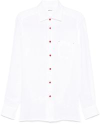 Kiton - Hemd Aus Leinen - Lyst