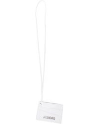 Jacquemus Wrist Strap Card Holder - White