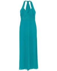 Patrizia Pepe - Pleated Crossover Long Dress - Lyst