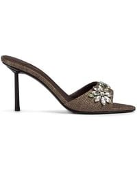 Le Silla - Prairie Floral-Motif Mules - Lyst