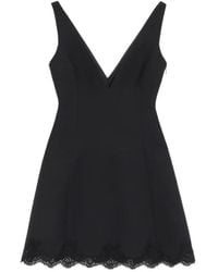 Valentino Garavani - Crepe Couture Short Dress - Lyst