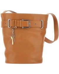OSOI - Bucket Brocle Leather Shoulder Bag - Lyst