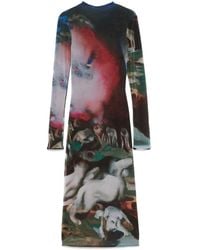 Mugler - X Ambera Wellmann Impossession Midi Dress - Lyst