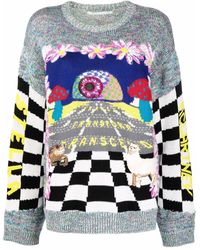 Stella McCartney Tiger-intarsia wool-blend jumper - ShopStyle Sweaters