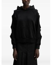 Undercover - Ruffled-Sleeve Hoodie - Lyst
