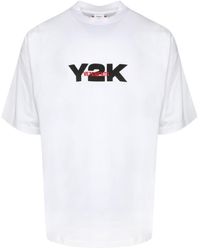 Vetements - Y2k プリント Tシャツ - Lyst
