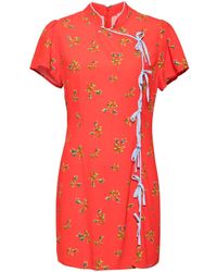 Kitri - Harlow Floral-print Short-sleeve Minidress - Lyst