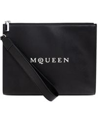 McQueen - Bolso de mano de piel con asa - Lyst