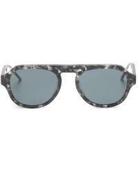 Thom Browne - Acetate Oval Sunglasses - Lyst