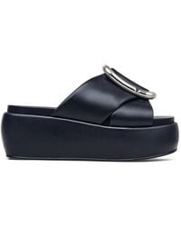 Marc Jacobs - Platform Mules Calf Leather - Lyst
