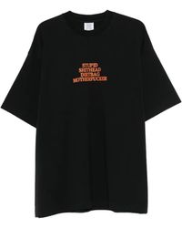 Vetements - Text-Print T-Shirt - Lyst