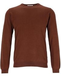 Al Duca d'Aosta - Crew-Neck Long-Sleeve Sweater - Lyst