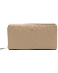 Liu Jo - Logo-Plaque Zip Wallet - Lyst