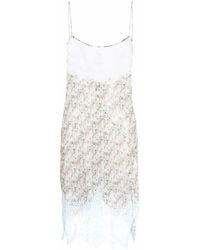 DSquared² - Floral-Print Silk Dress - Lyst