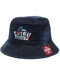 Moose Knuckles - X Evisu Logo-Patch Bucket Hat - Lyst