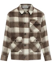 Golden Goose - Check-Pattern Mohair-Blend Jacket - Lyst