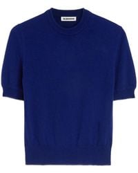 Jil Sander - Wool Knitted T-Shirt - Lyst
