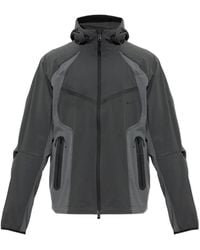 Nike - Tech Dri-Fit Woven Full-Zip Color-Block Windrunner Jacket - Lyst