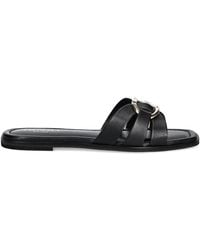Twinset - Crossover Flat Sandals - Lyst