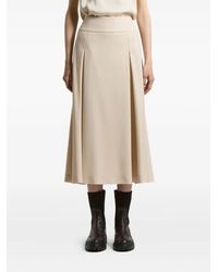 Peserico - Pleated Midi Skirt - Lyst