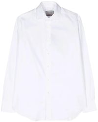 Canali - Classic-Collar Cotton Shirt - Lyst