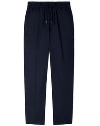 Sandro - Elasticated Straight-Leg Trousers - Lyst
