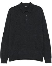 Alpha Studio - Polo-Neck Long-Sleeve Sweater - Lyst