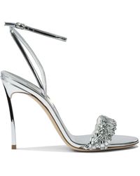 Casadei - Interstellar 100mm ビジュートリム サンダル - Lyst