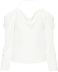 IRO - Poani Off-Shoulder Draped Blouse - Lyst
