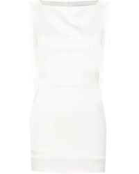 Alex Perry - Drapiertes Minikleid aus Satin - Lyst