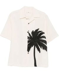 Commas - Camisa Con Bordado De Palmera - Lyst