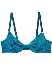Fleur du Mal - Le Stretch Lace Demi Bra - Lyst