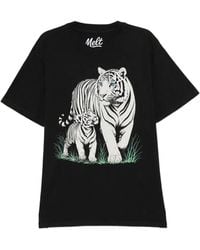 Melt - Tiger-Printed T-Shirt - Lyst