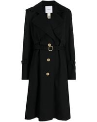 Patou - Virgin Wool-blend Trench Coat - Lyst