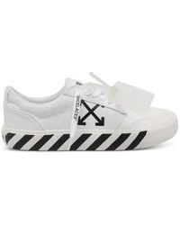 Off-White c/o Virgil Abloh - Arrows-Print Striped Sneakers - Lyst