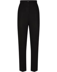 Dolce & Gabbana - Tailored Tapered Trousers - Lyst