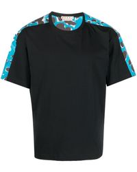 Marni - Contrast-panel T-shirt - Lyst