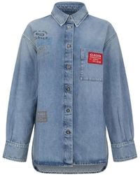 Closed - Chemise Boutonné À Patch Logo - Lyst