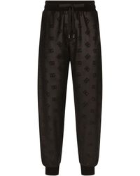 Dolce & Gabbana - Pantalon de jogging à logo en jacquard - Lyst