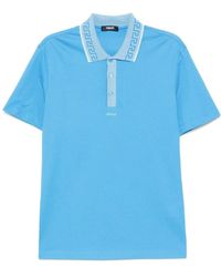 Versace - Grecca Polo Shirt - Lyst