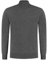 Doriani - Ribbed-Trim Roll-Neck Sweater - Lyst