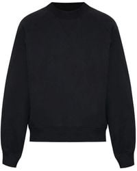 Victoria Beckham - Raglan-Sleeves Cotton Sweatshirt - Lyst