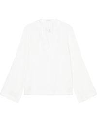 Marc O' Polo - Bell-Sleeve V-Neck Blouse - Lyst