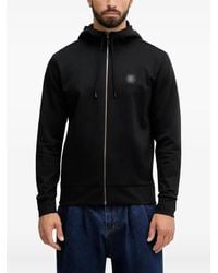 BOSS - ロゴディテール ジップアップ パーカー - Lyst