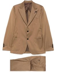 Lardini - Completo Due Pezzi A Righe - Lyst