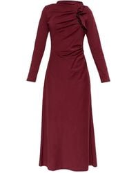 Ulla Johnson - Safi Maxi-Jurk Met Ruches - Lyst