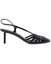 Ferragamo - Strappy Patent-Finish Pumps - Lyst