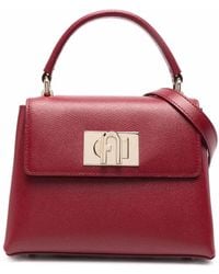 Furla - Sac À Main En Cuir À Rabat - Lyst